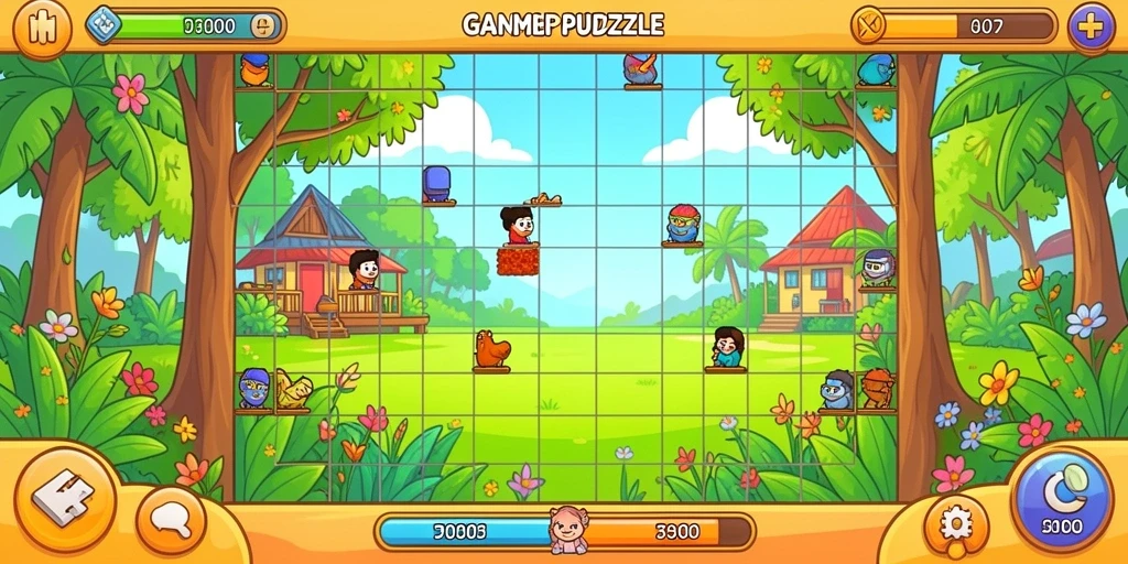 maxseru - Screenshot menampilkan salah satu level penuh aksi.